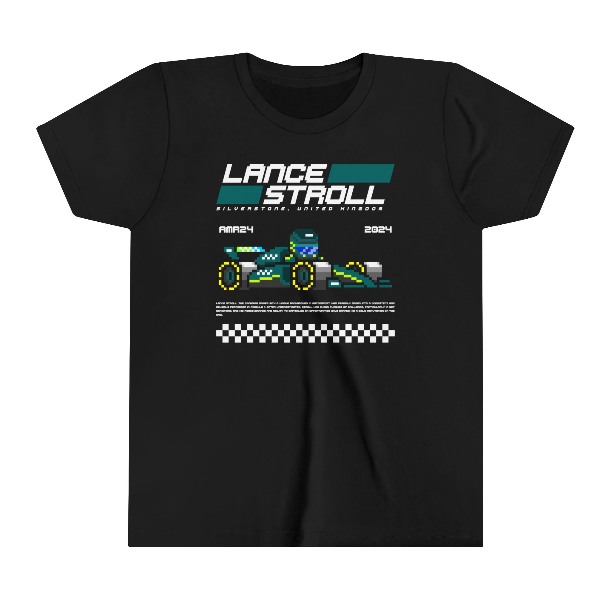 Lance Stroll 8-bit Team Youth T-shirt