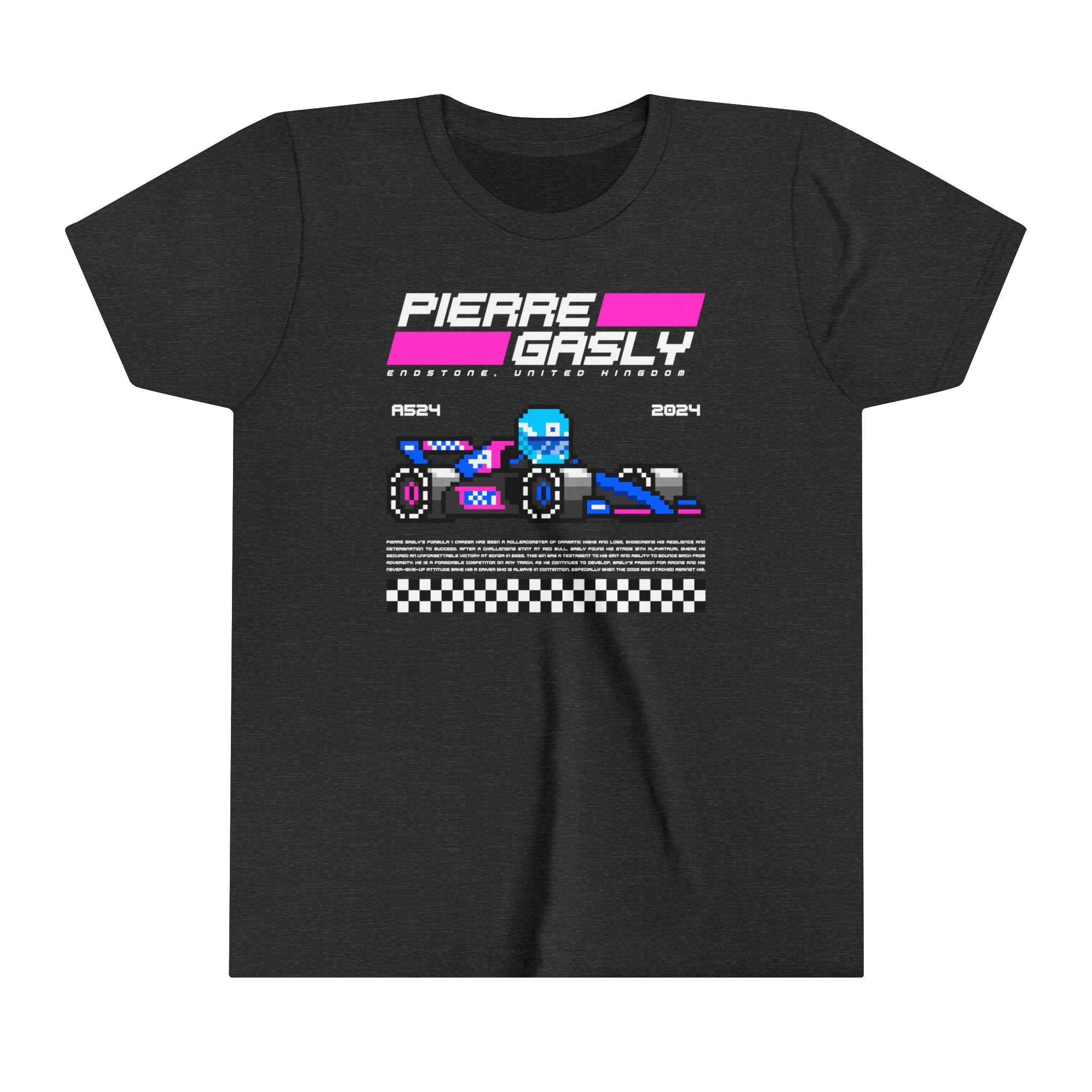 Pierre Gasly 8-bit Team Youth T-shirt