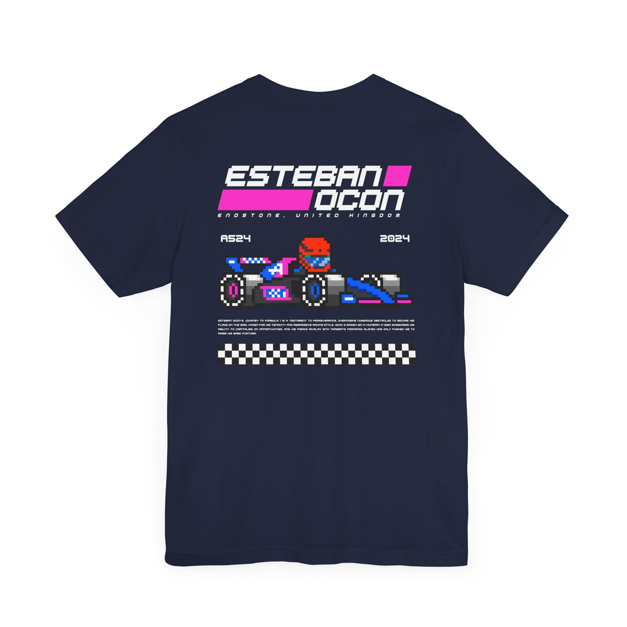 Esteban Ocon 8-bit Team T-shirt