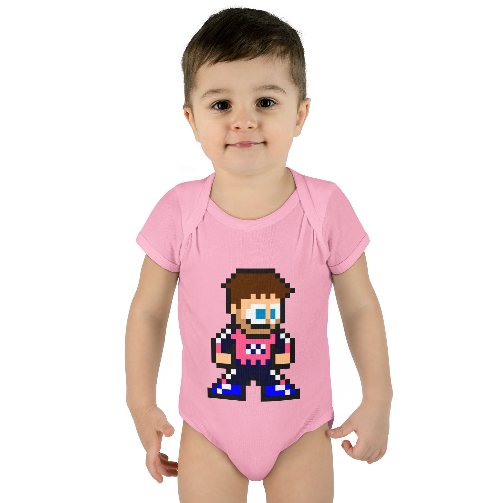 8-bit Pierre Gasly Baby Bodysuit