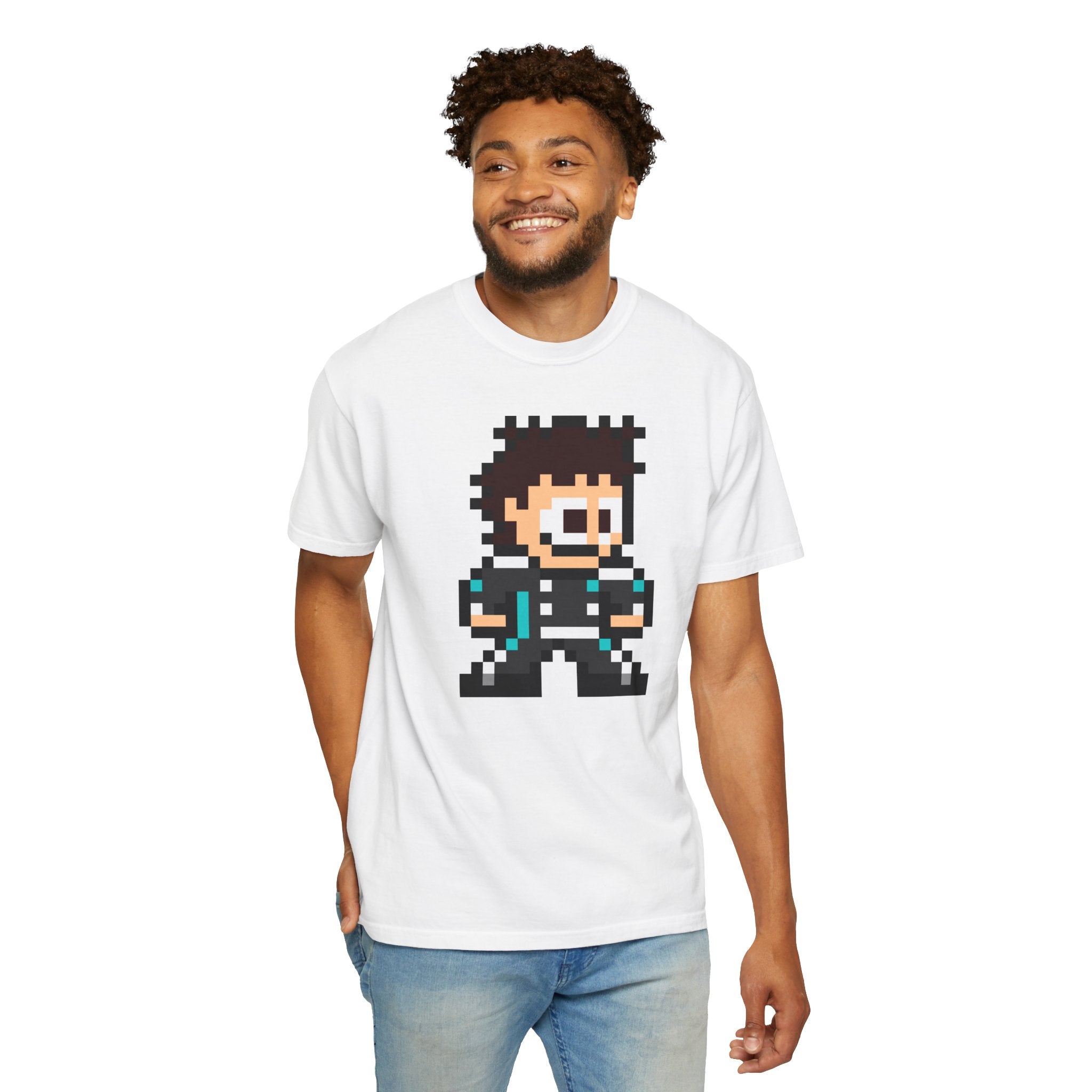 8-bit Kimi Antonelli Adult Heavyweight 100% Cotton T-shirt