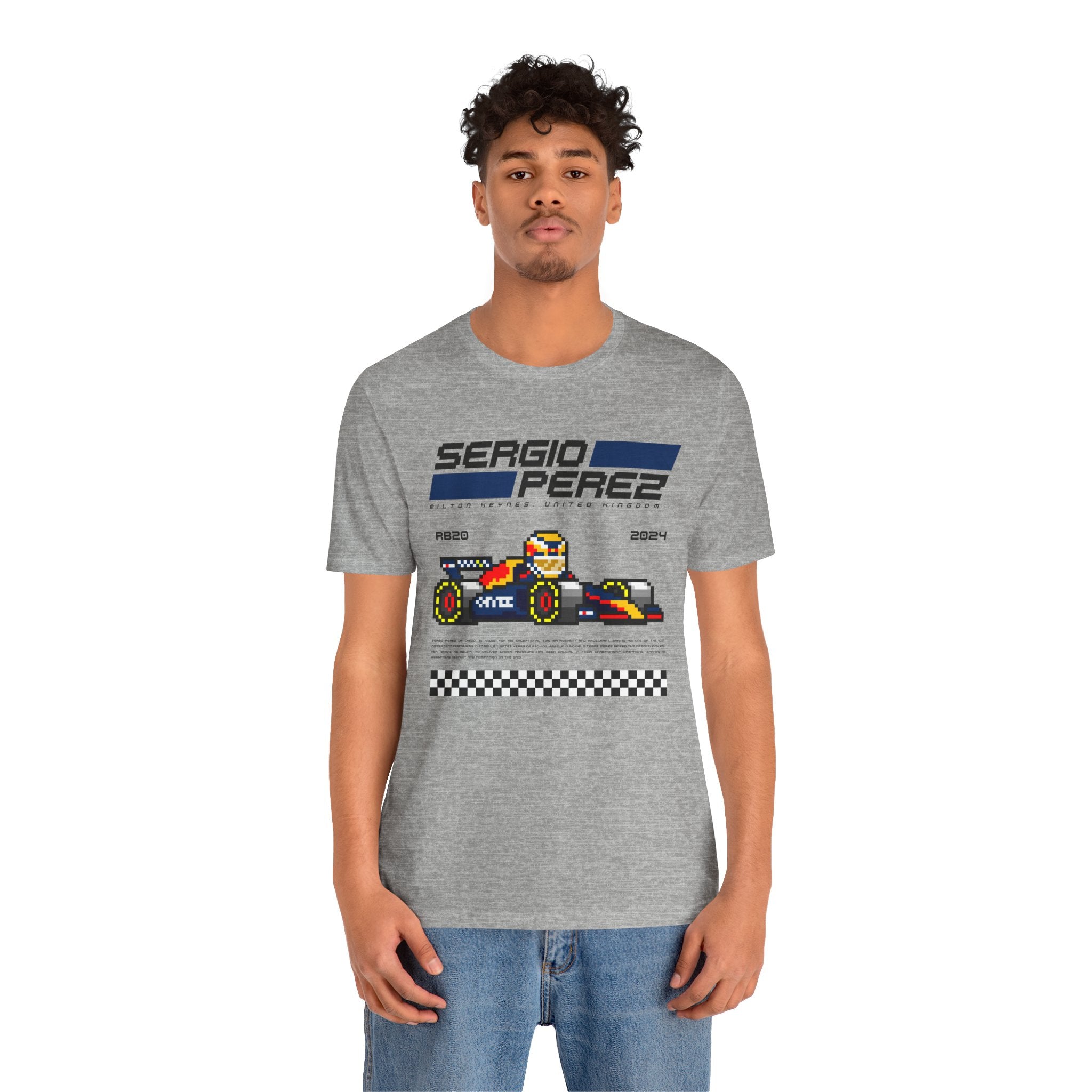 Sergio Perez 8-bit Team T-shirt