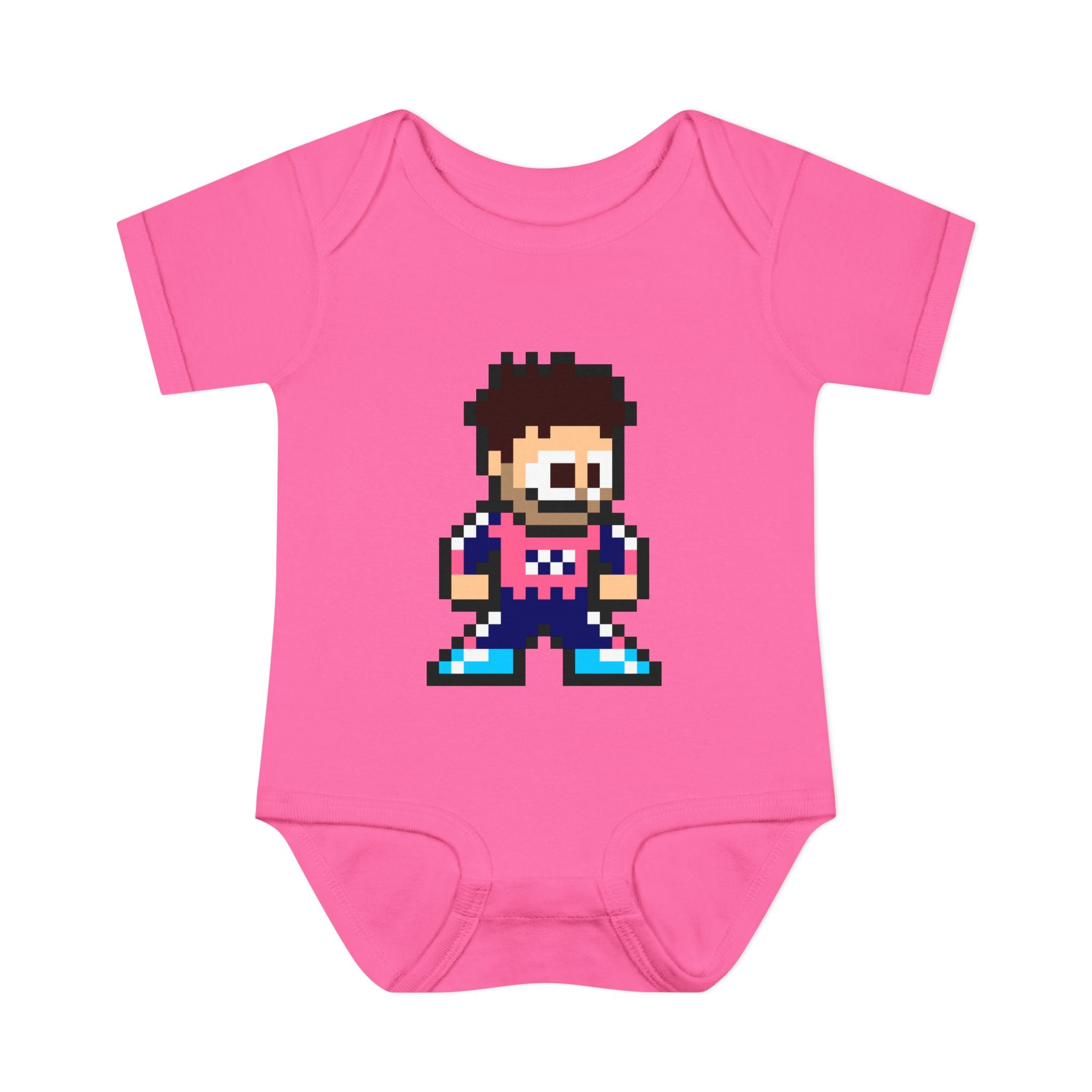 8-bit Franco Colapinto Baby Bodysuit