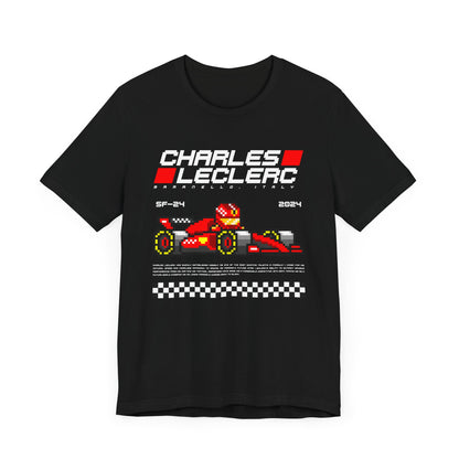 Charles Leclerc 8-bit Team T-shirt