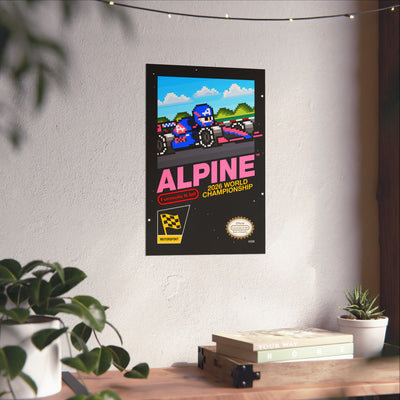 Alpine 8-bit Game Poster
