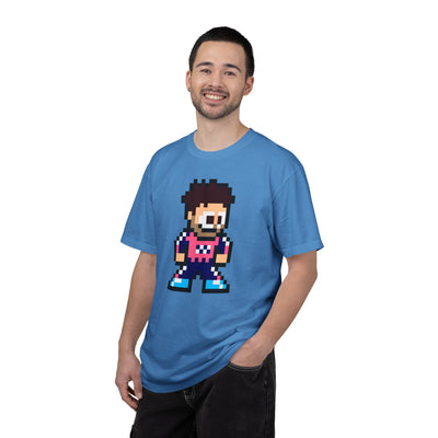 8-bit Franco Colapinto Adult Heavyweight 100% Cotton T-shirt