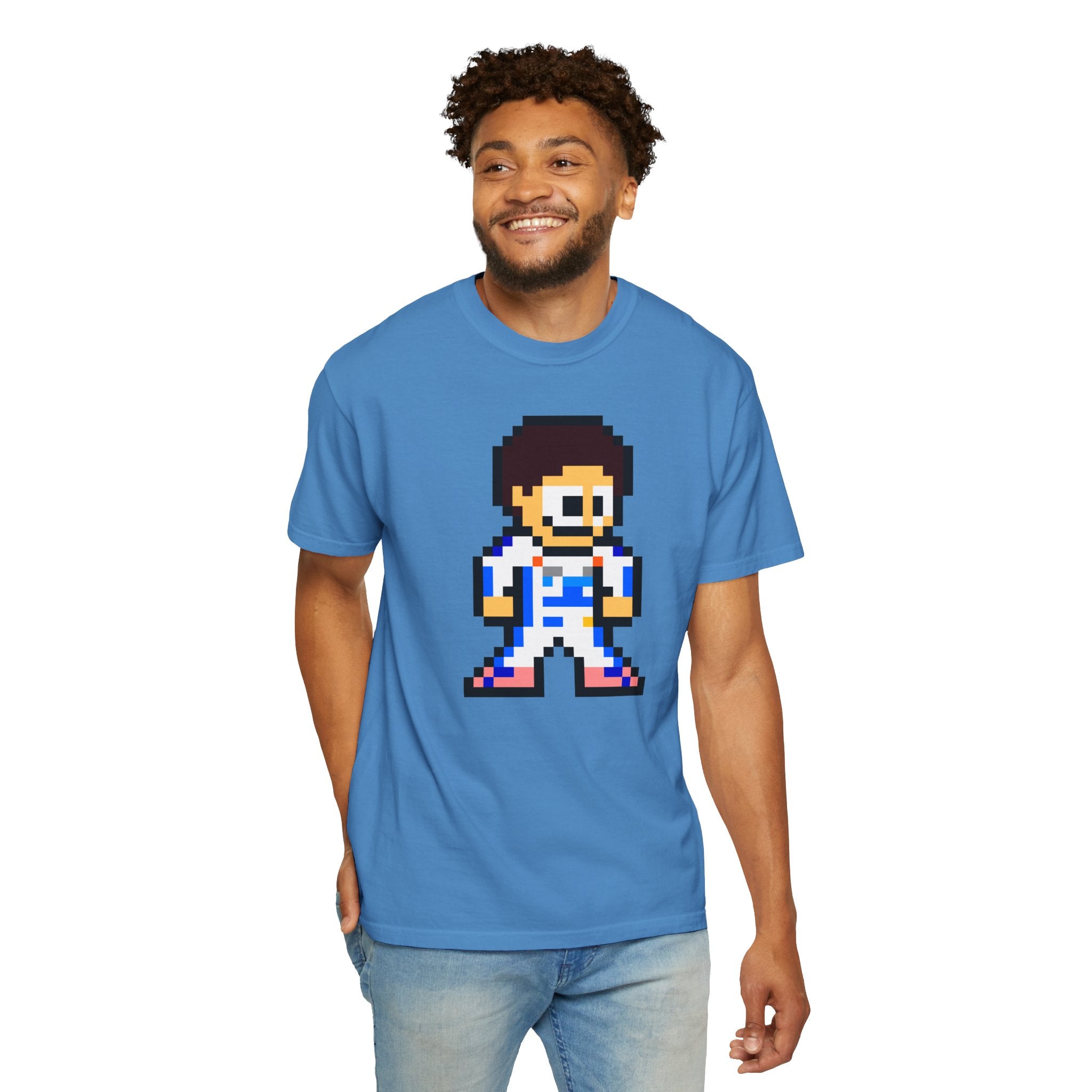 8-bit Alex Albon Adult Heavyweight 100% Cotton T-shirt