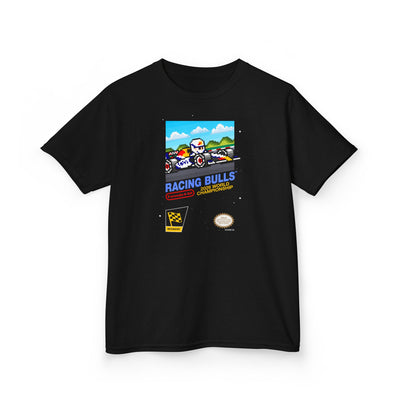 Racing Bulls 8-bit Game Kids Heavyweight 100% Cotton T-shirt