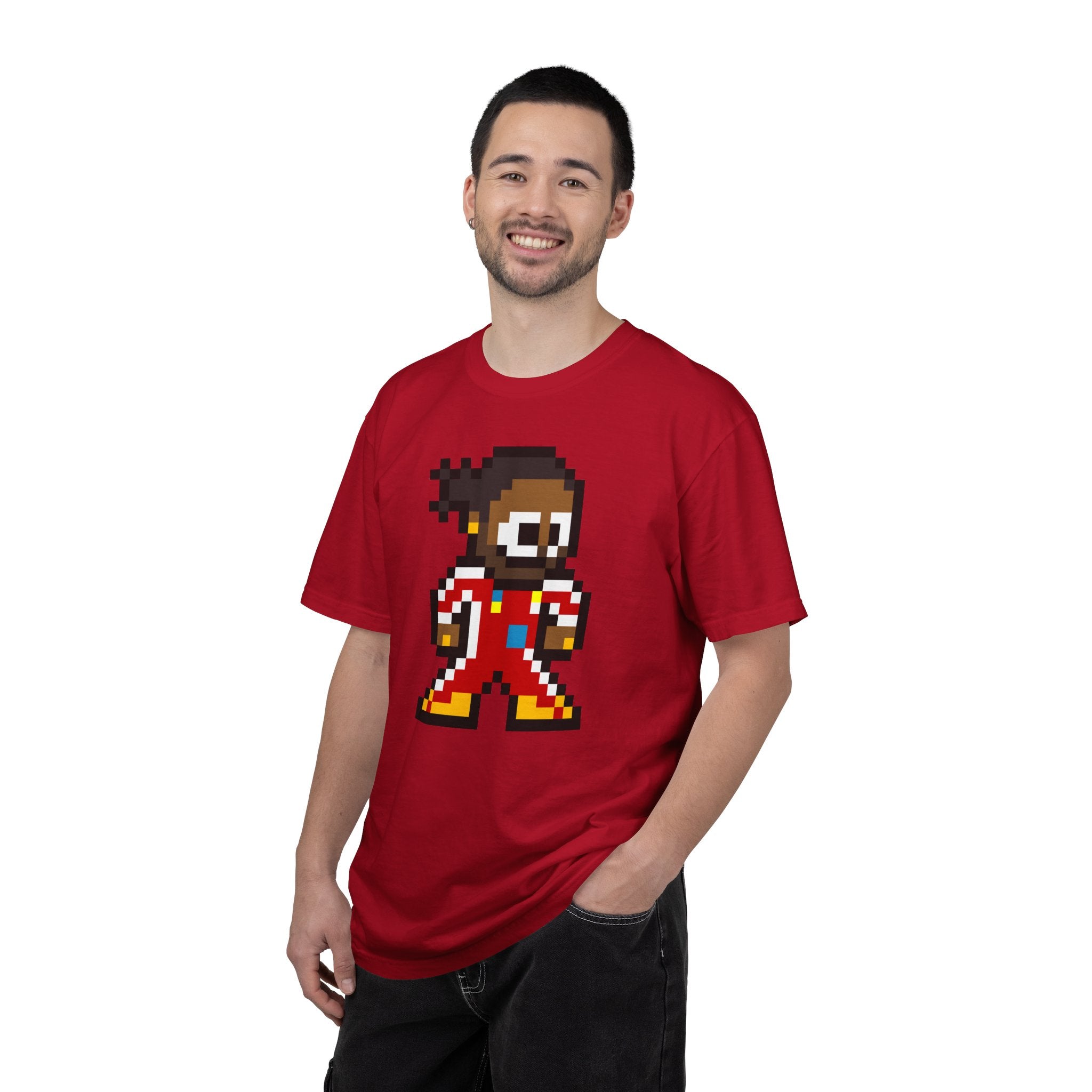 8-bit Lewis Hamilton Adult Heavyweight 100% Cotton T-shirt