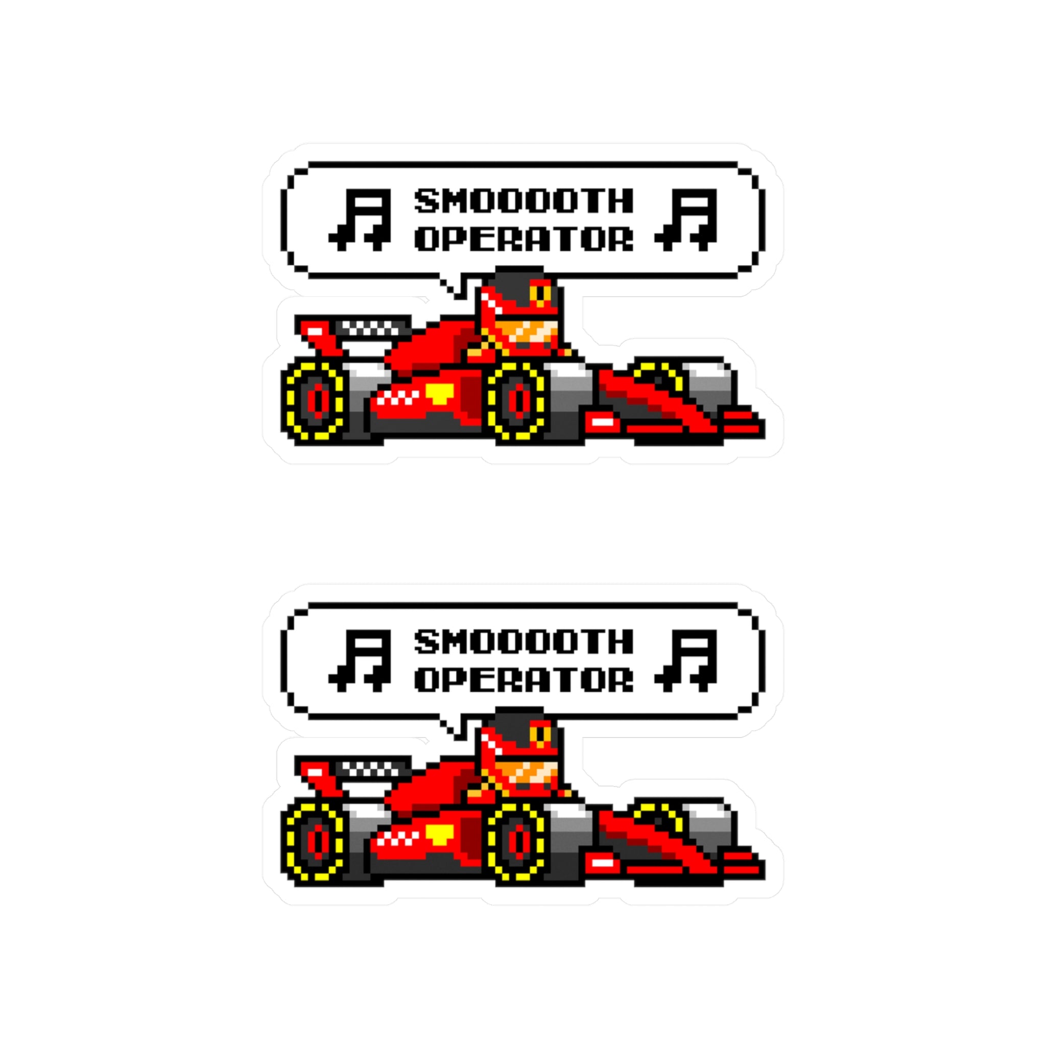 Sainz "SMOOTH OPERATOR" 8-bit Radio Vinyl Decal Sticker