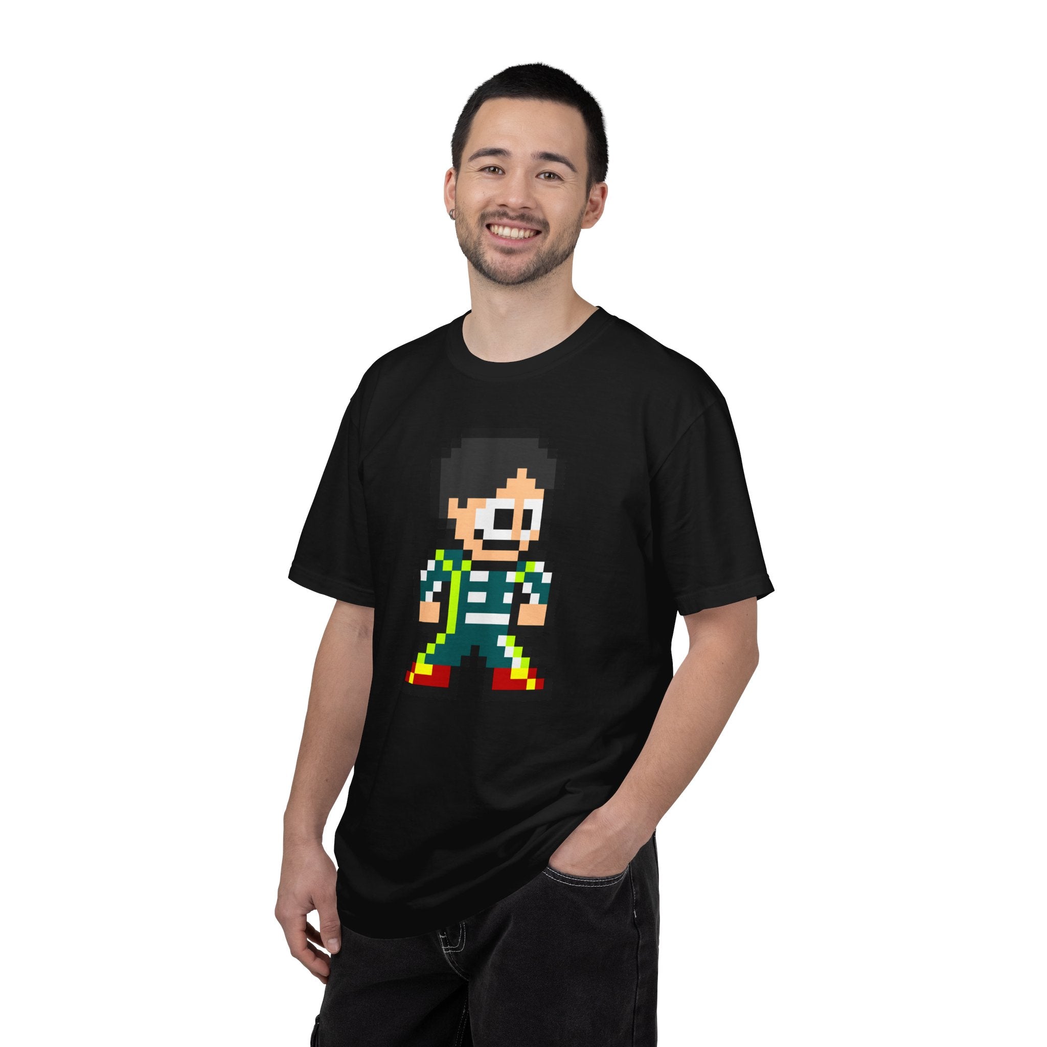 8-bit Lance Stroll Adult Heavyweight 100% Cotton T-shirt