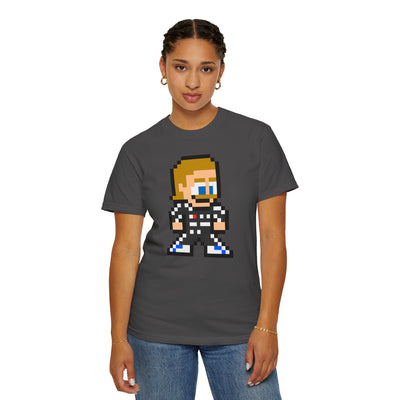 8-bit Valtteri Bottas Adult Heavyweight 100% Cotton T-shirt