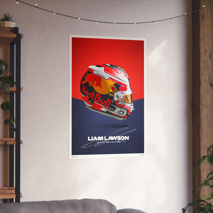 Liam Lawson Signature Poster