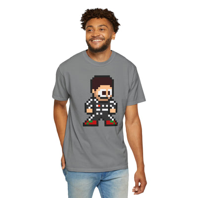 8-bit Sergio Perez Adult Heavyweight 100% Cotton T-shirt