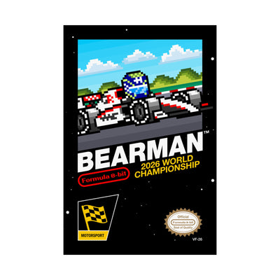 Bearman 8-bit Game Poster
