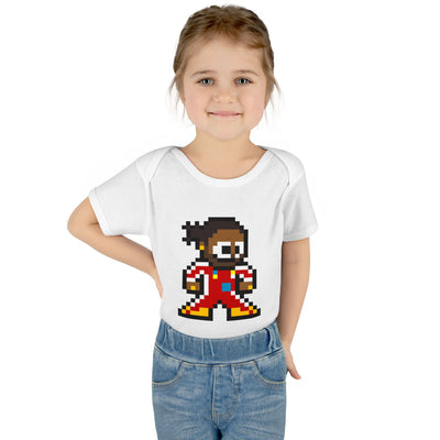 8-bit Lewis Hamilton Baby Bodysuit