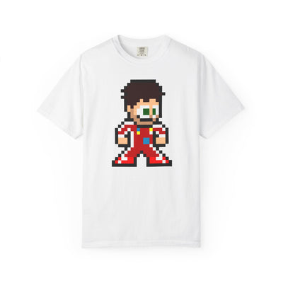 8-bit Charles Leclerc Adult Heavyweight 100% Cotton T-shirt
