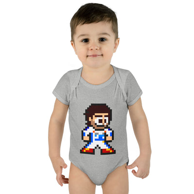 8-bit Carlos Sainz Baby Bodysuit