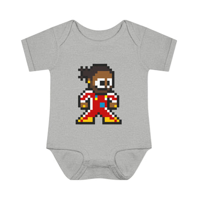 8-bit Lewis Hamilton Baby Bodysuit