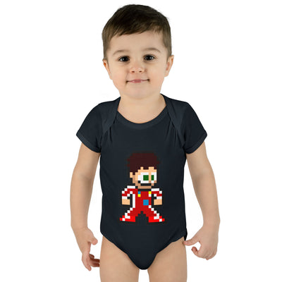 8-bit Charles Leclerc Baby Bodysuit