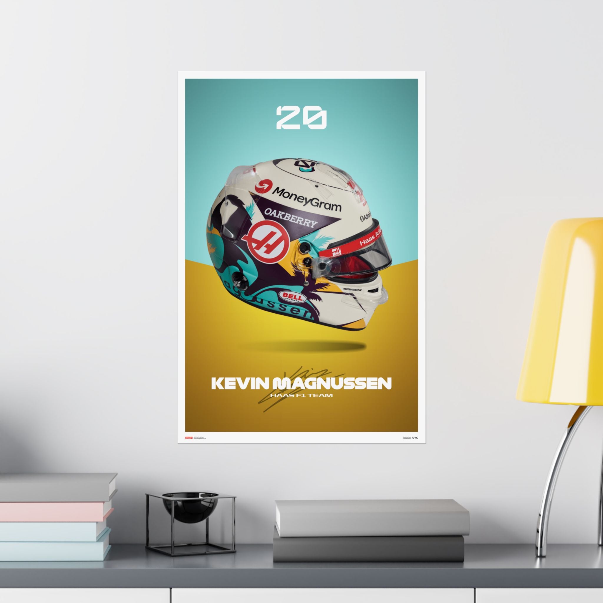 Kevin Magnussen Signature Poster