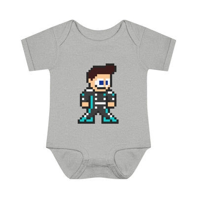 8-bit George Russell Baby Bodysuit