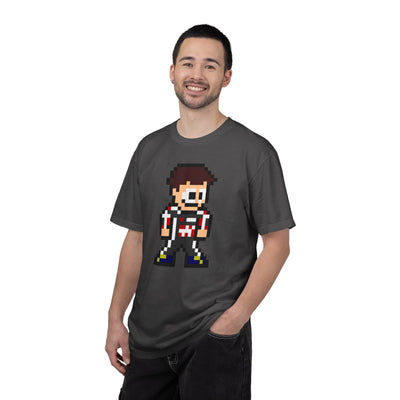 8-bit Ollie Bearman Adult Heavyweight 100% Cotton T-shirt