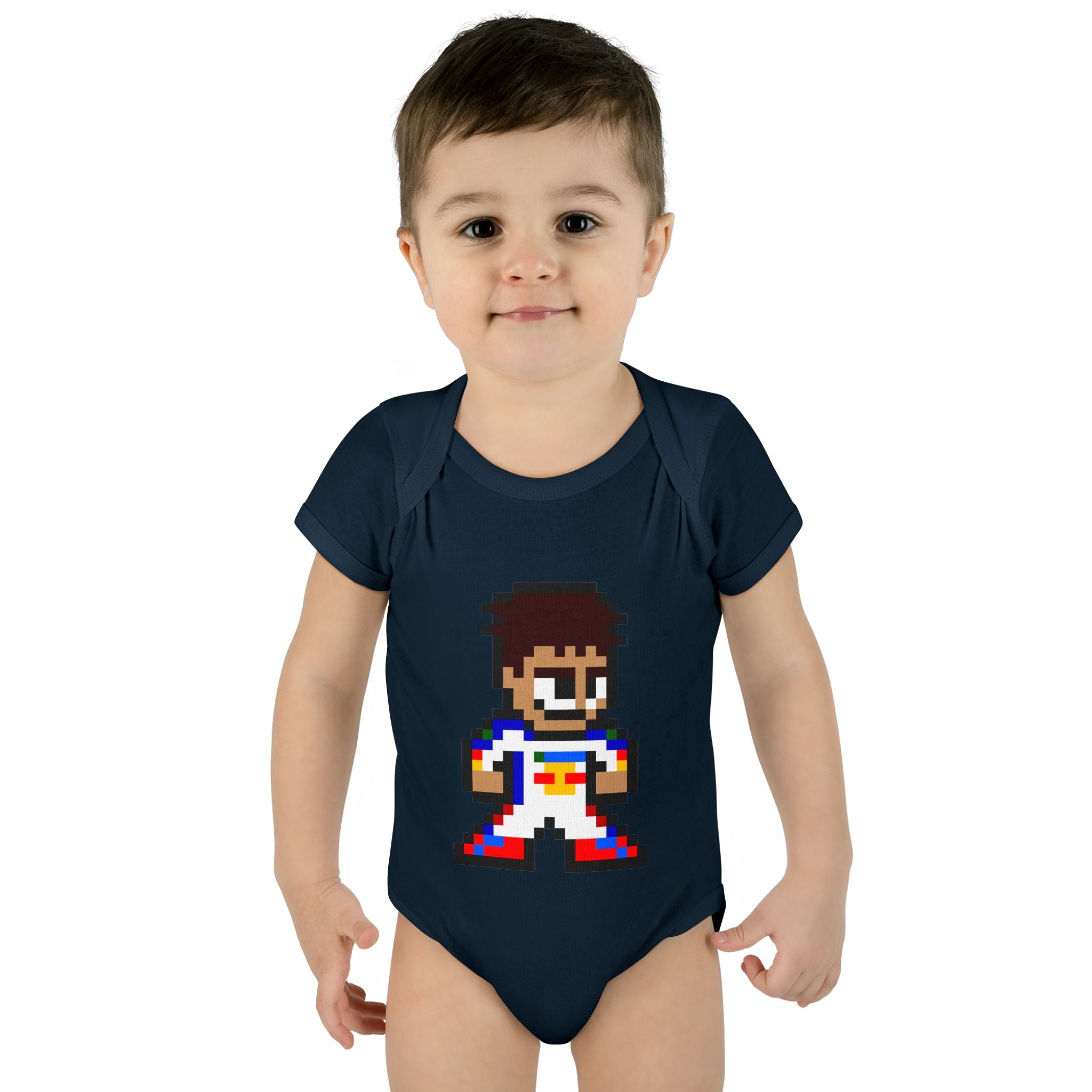 8-bit Arvid Lindblad Baby Bodysuit
