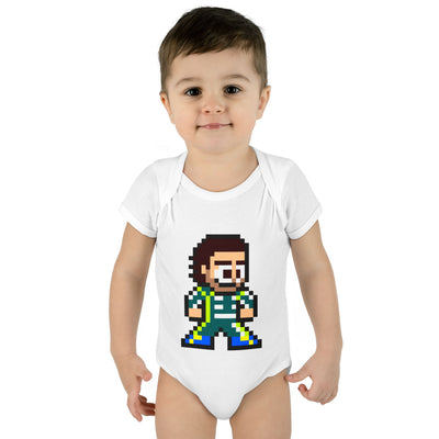 8-bit Fernando Alonso Baby Bodysuit