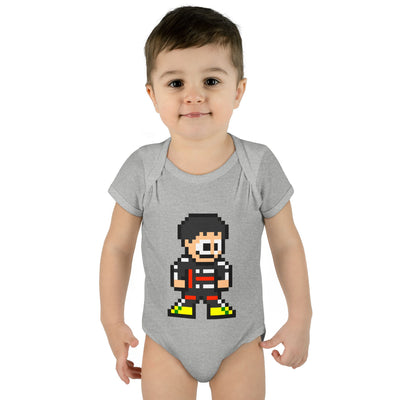 8-bit Gabriel Bortoleto Baby Bodysuit