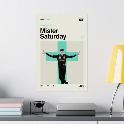 Mister Saturday Mid-century Poster