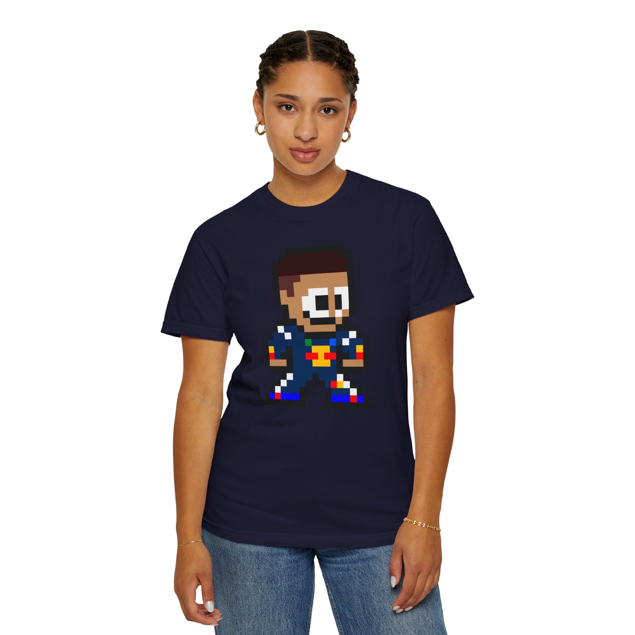 8-bit Isack Hadjar Adult Tee
