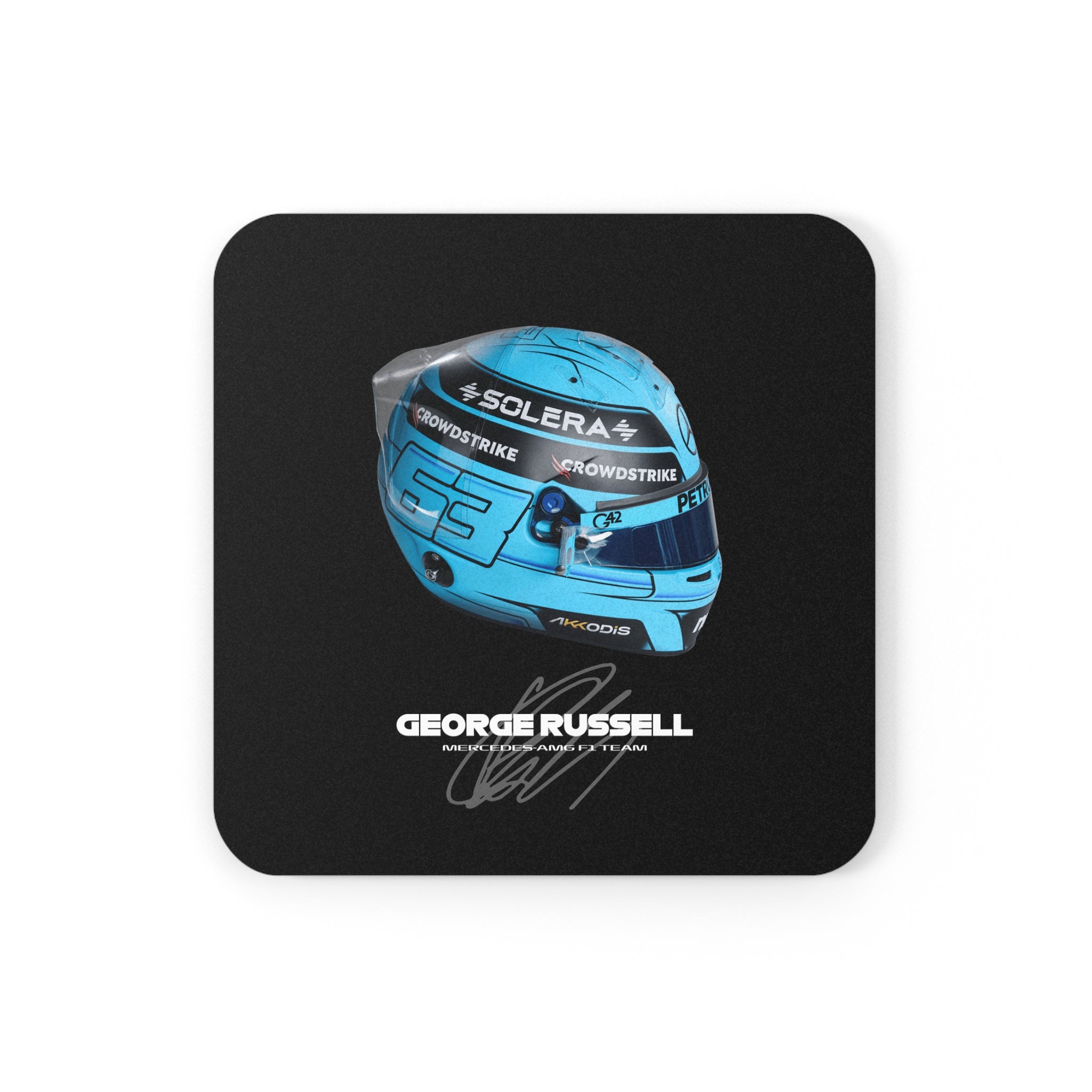 George Russell Signature Cork Coaster