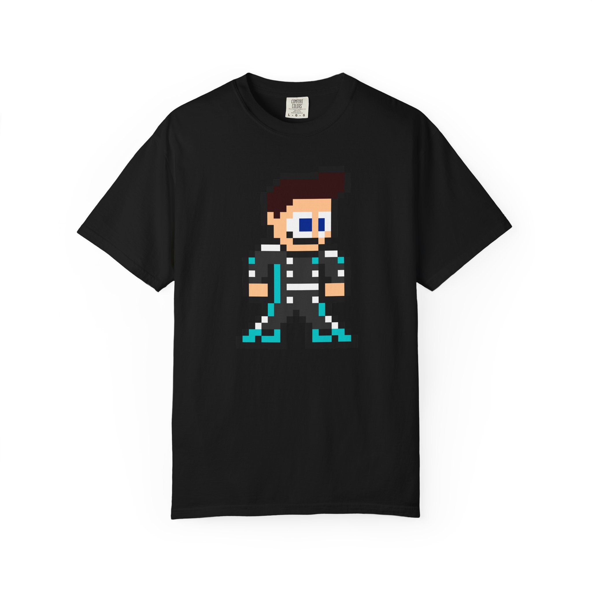 8-bit George Russell Adult Heavyweight 100% Cotton T-shirt