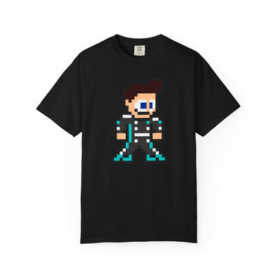 8-bit George Russell Adult Heavyweight 100% Cotton T-shirt