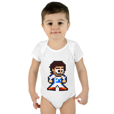 8-bit Carlos Sainz Baby Bodysuit