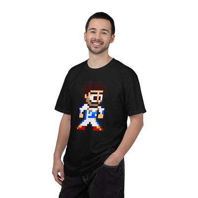 8-bit Carlos Sainz Adult Heavyweight 100% Cotton T-shirt