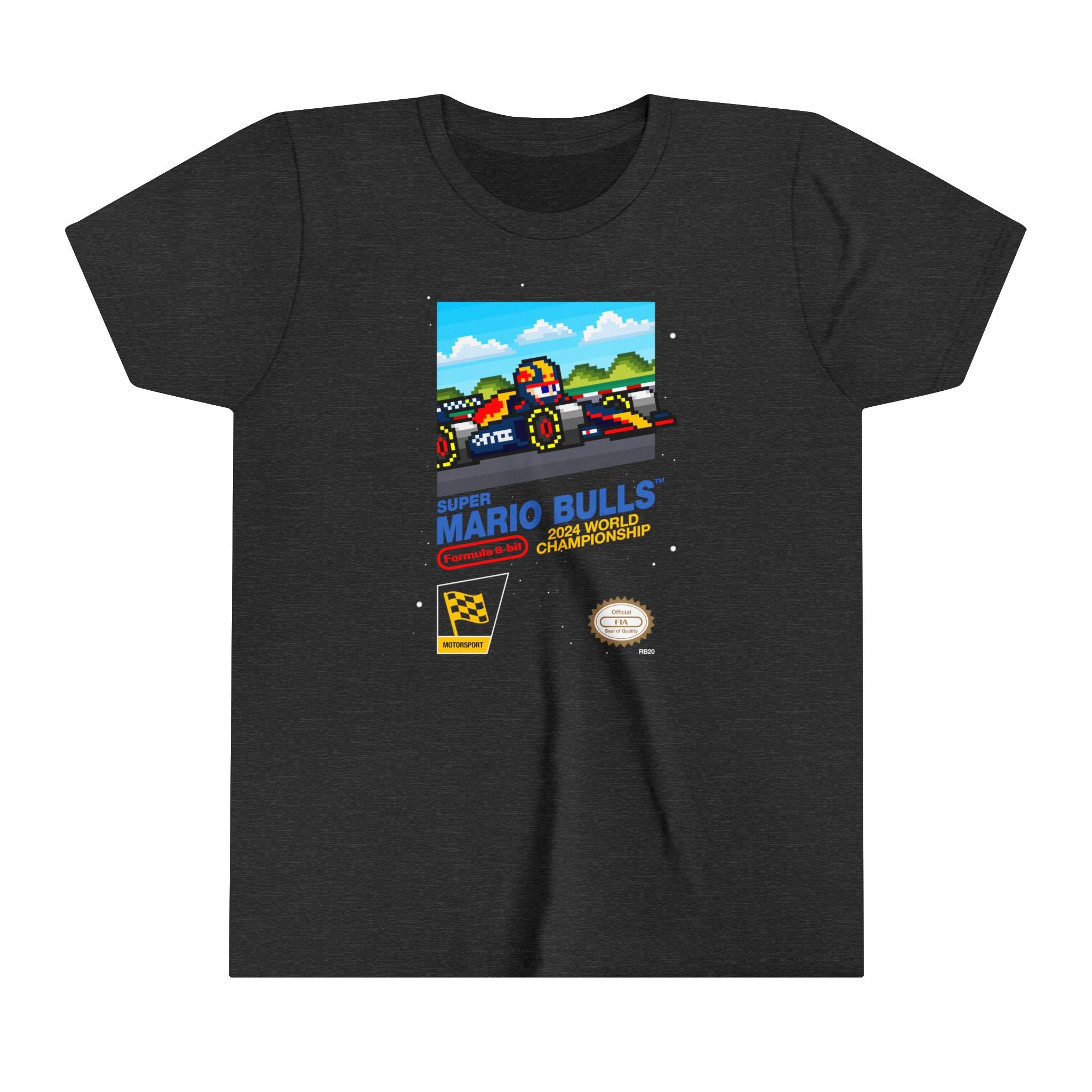 Super Bulls 8-bit Game Youth T-shirt