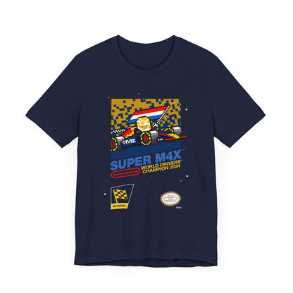 Super Max 8-bit Game T-shirt (2024 World Drivers' Champion Edition)