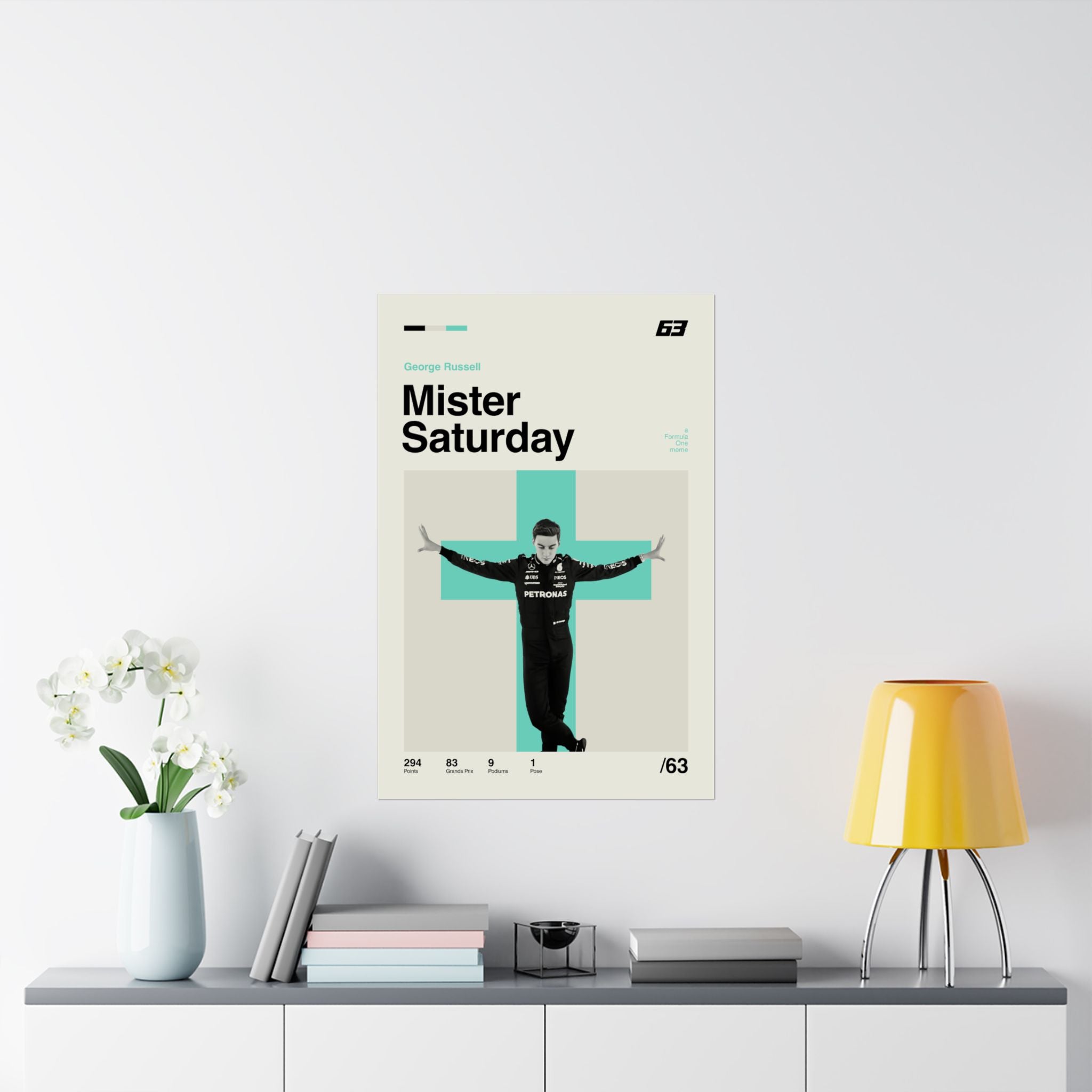 Mister Saturday Mid-century Poster