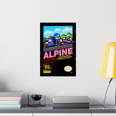 Alpine 8-bit Game Poster