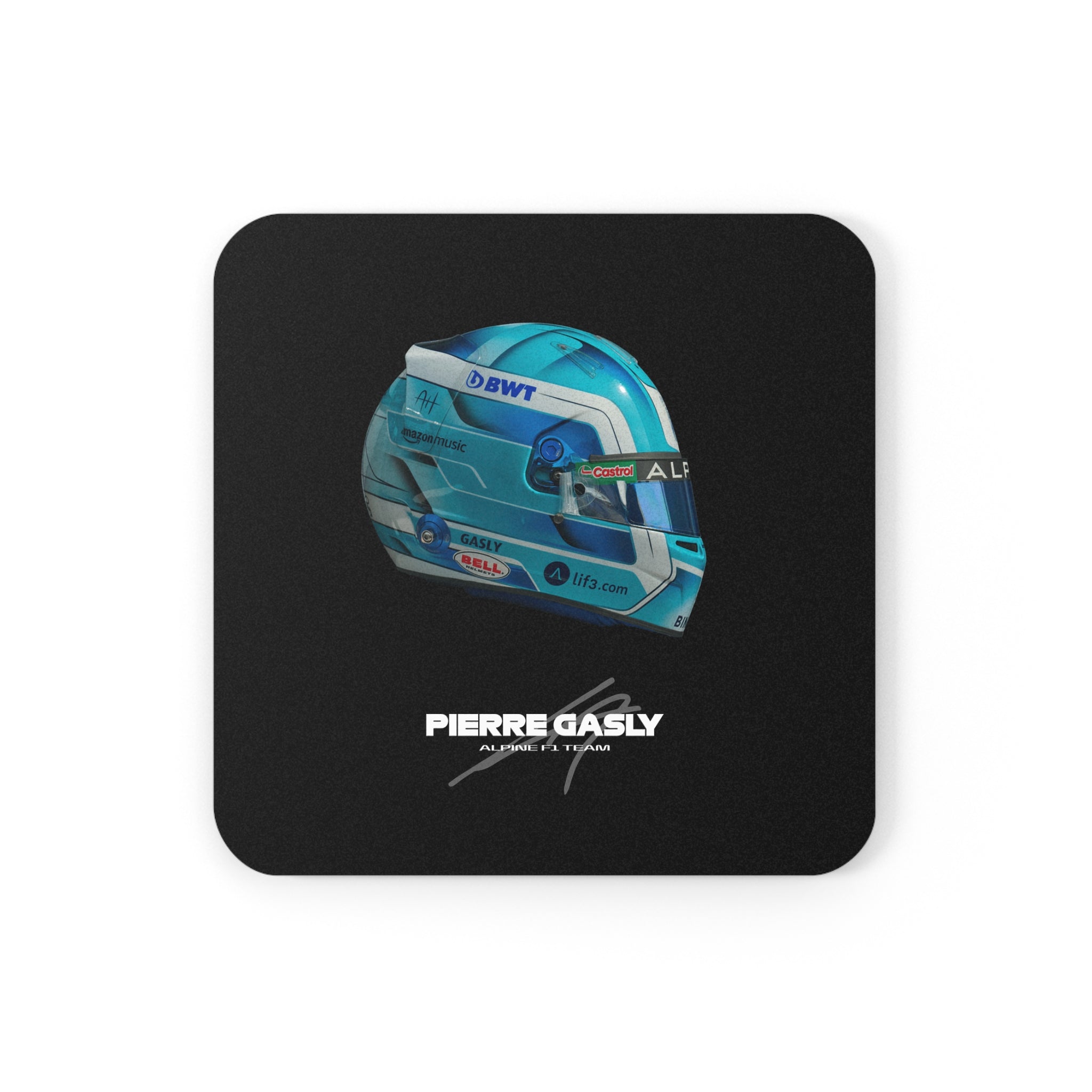 Pierre Gasly Signature Cork Coaster