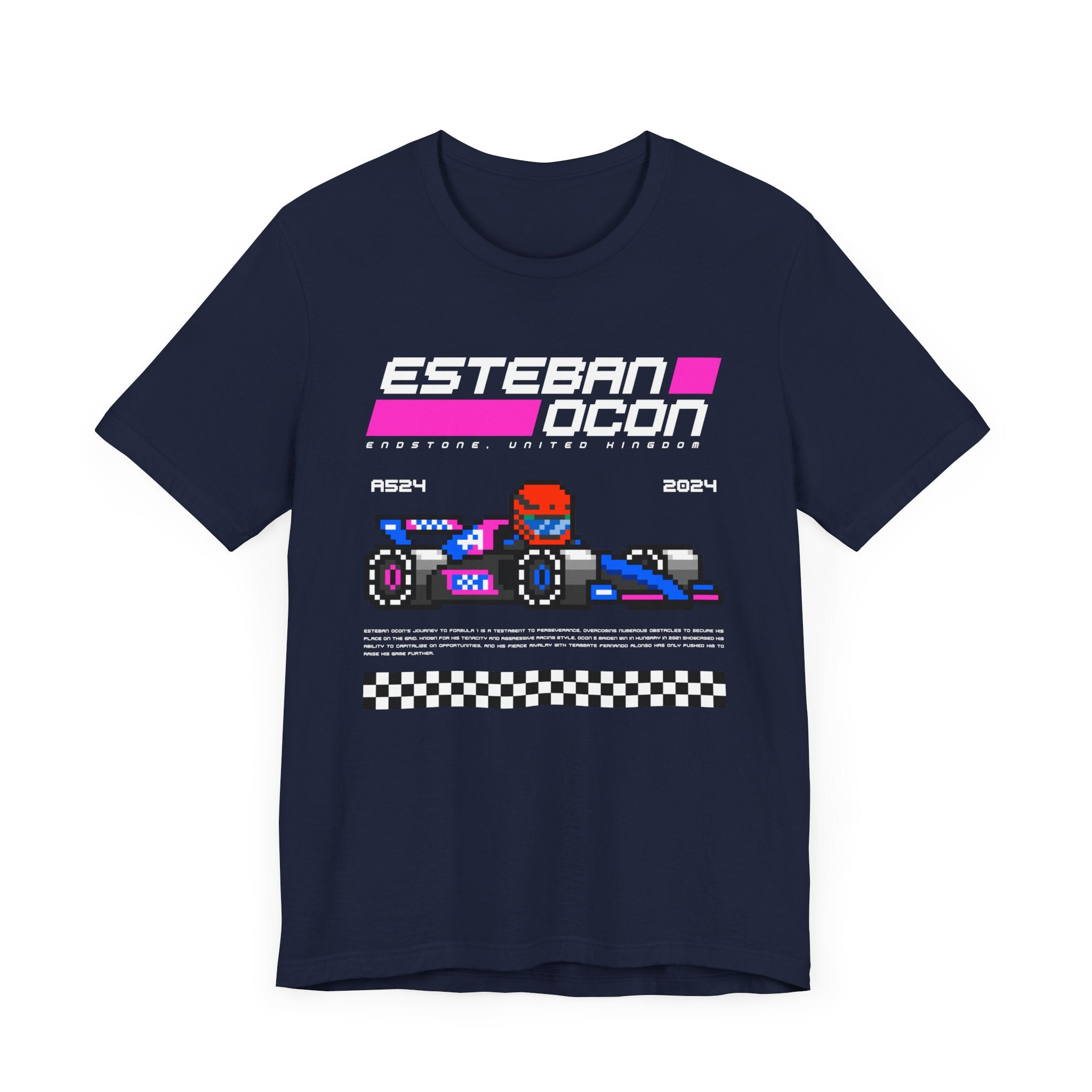 Esteban Ocon 8-bit Team T-shirt