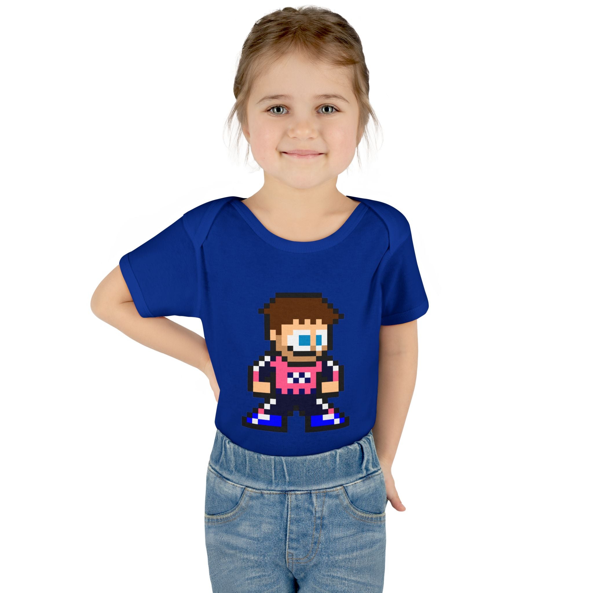8-bit Pierre Gasly Baby Bodysuit