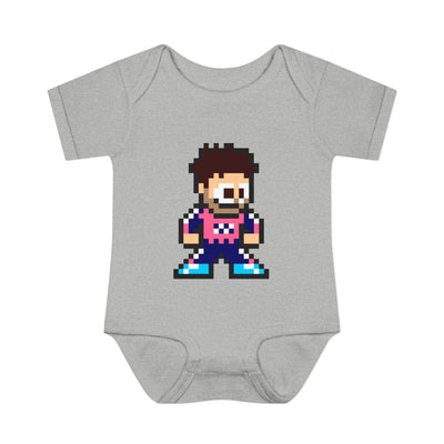 8-bit Franco Colapinto Baby Bodysuit