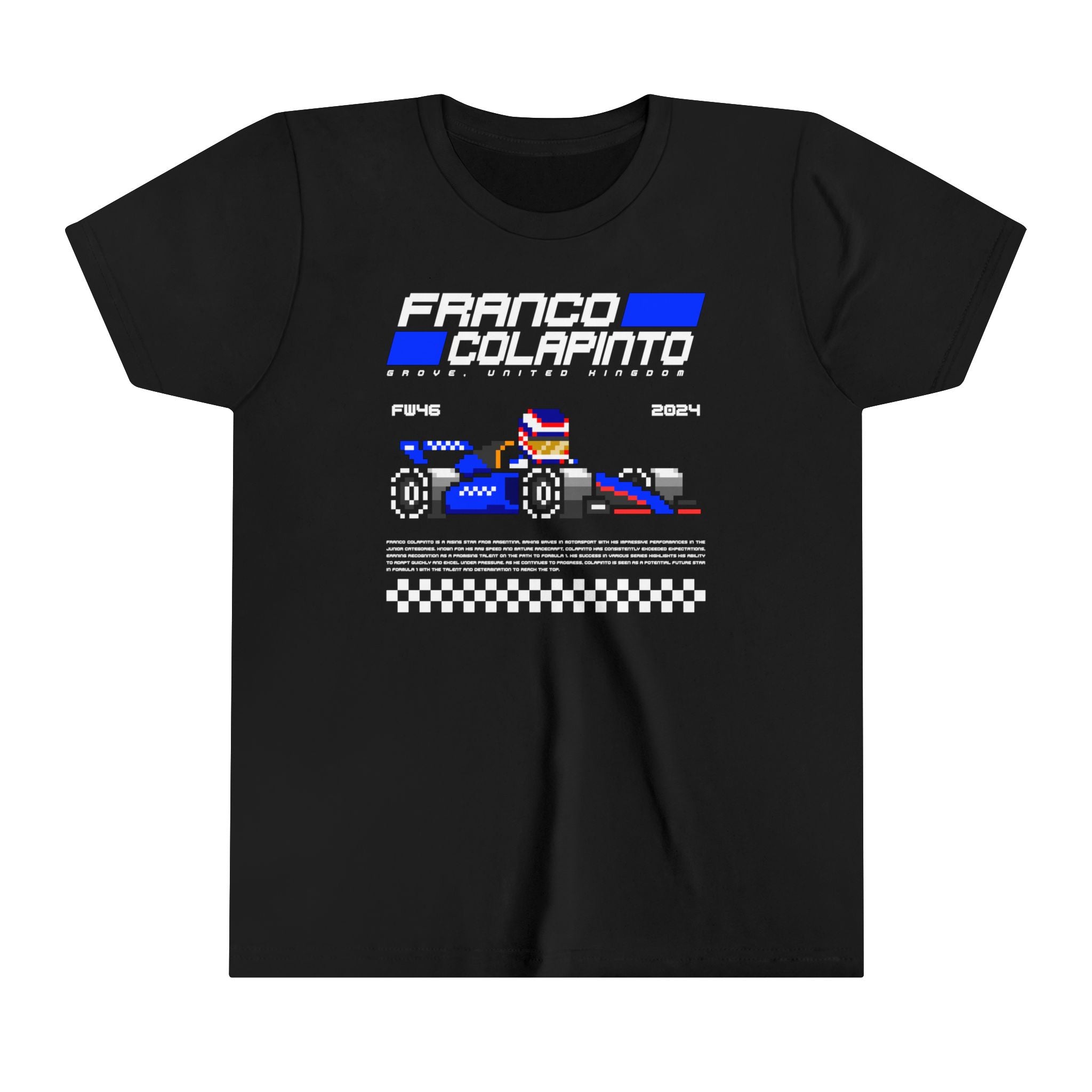 Franco Colapinto 8-bit Team Youth T-shirt