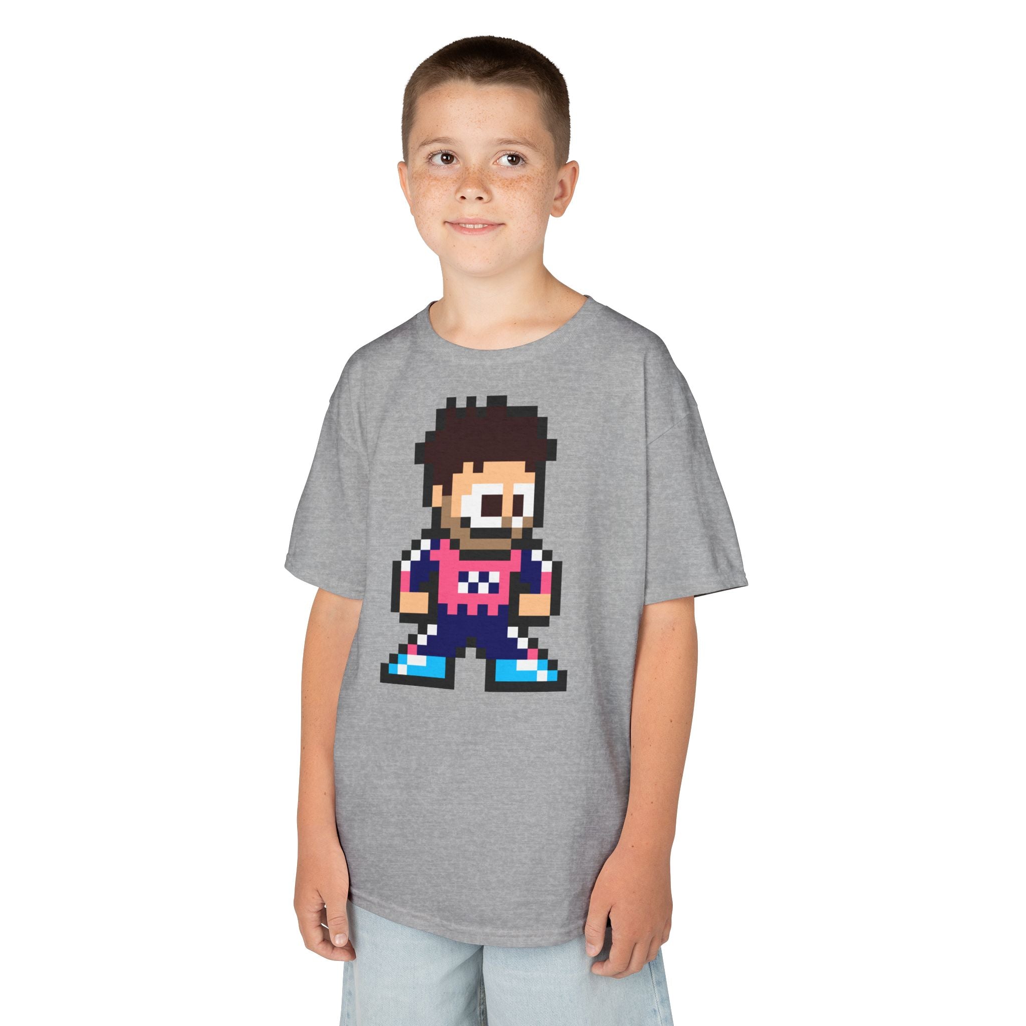 8-bit Franco Colapinto Kids Tee
