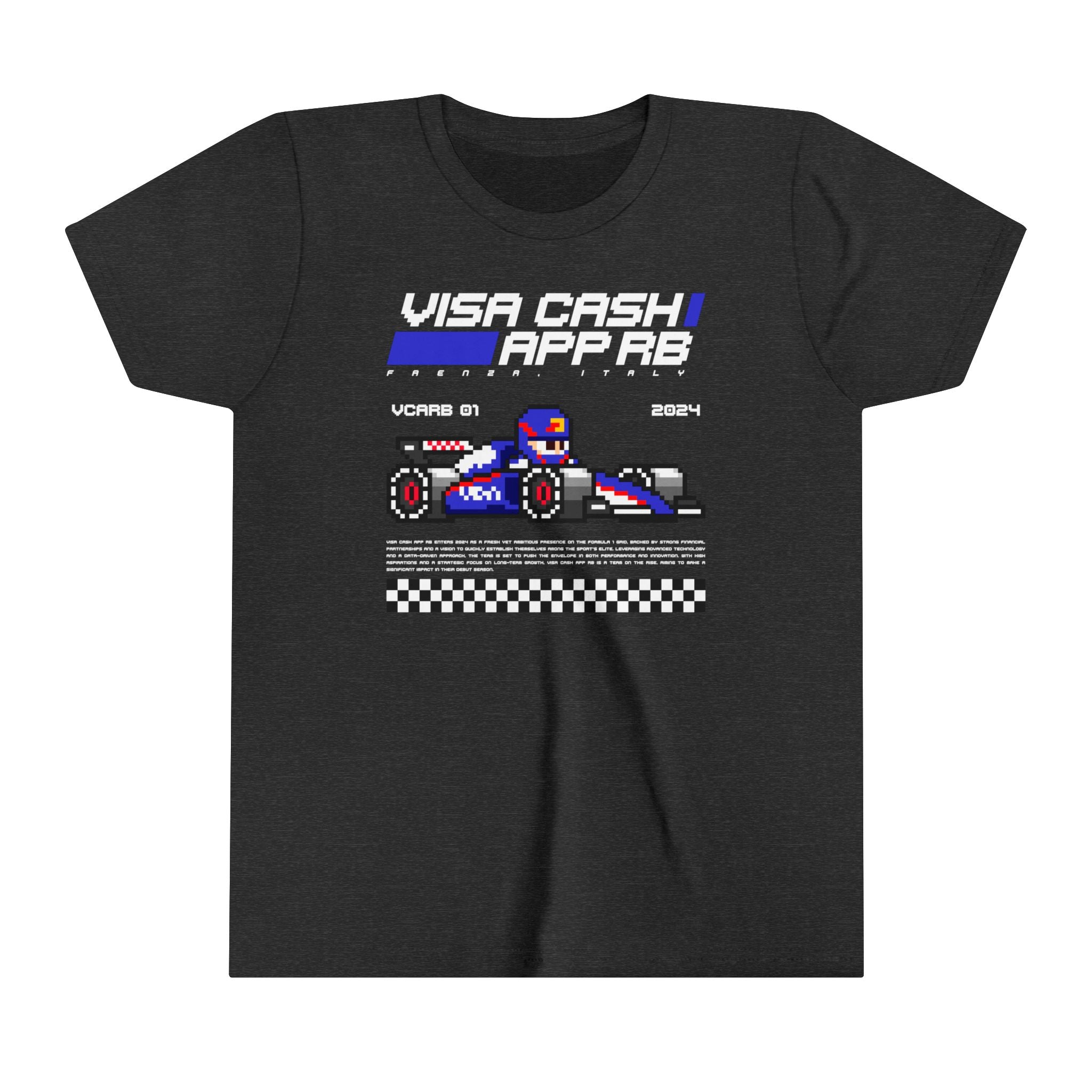 Visa Cash App RB 8-bit Team Youth T-shirt