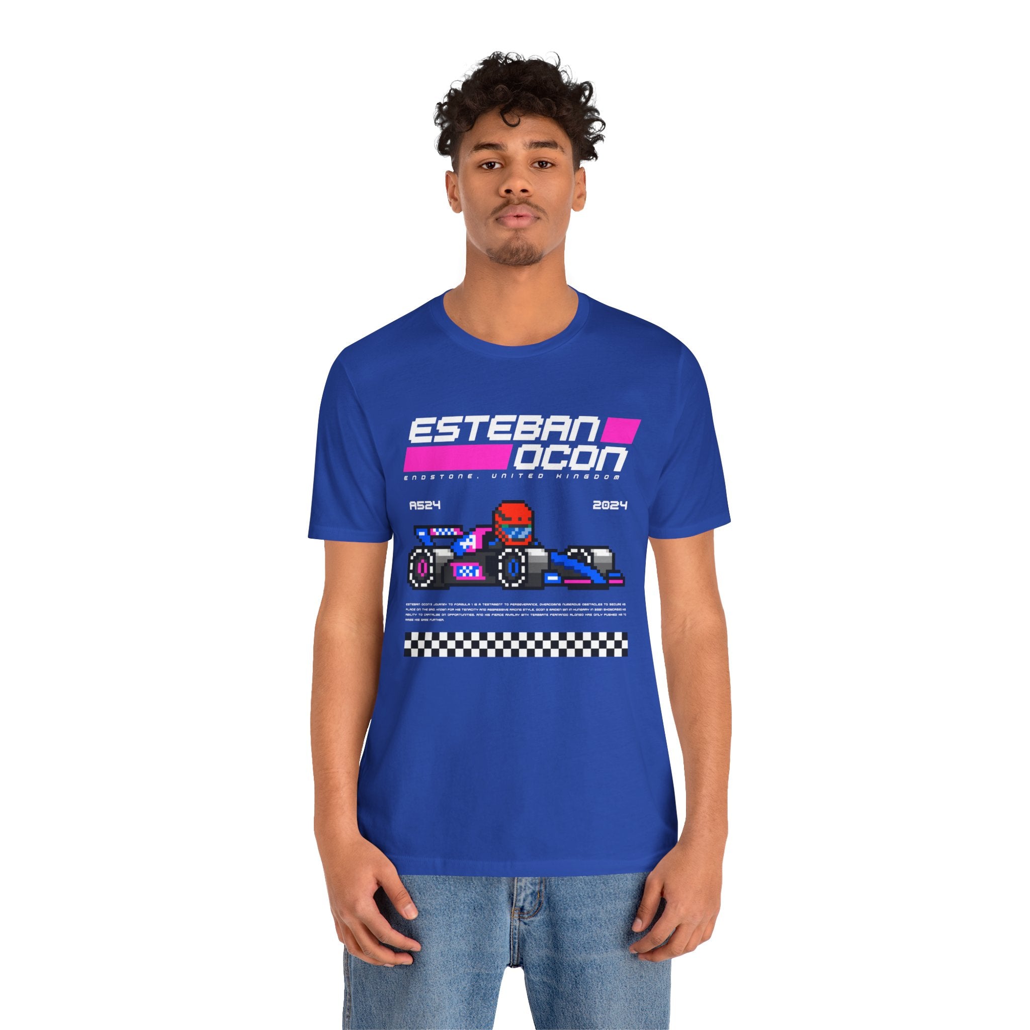 Esteban Ocon 8-bit Team T-shirt