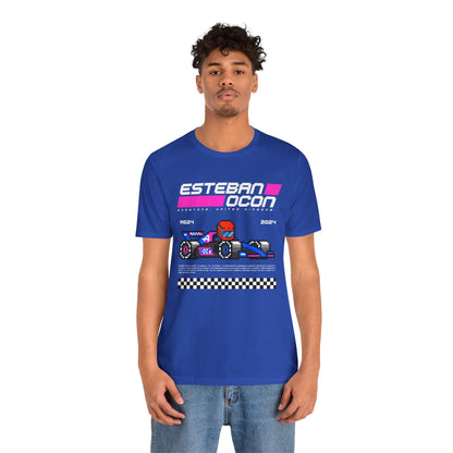 Esteban Ocon 8-bit Team T-shirt